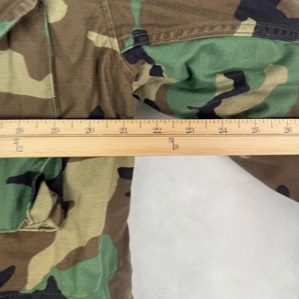 Vintage US Army M65 Field Jacket Mens M Woodland Camo Cold weather 90s & Liner